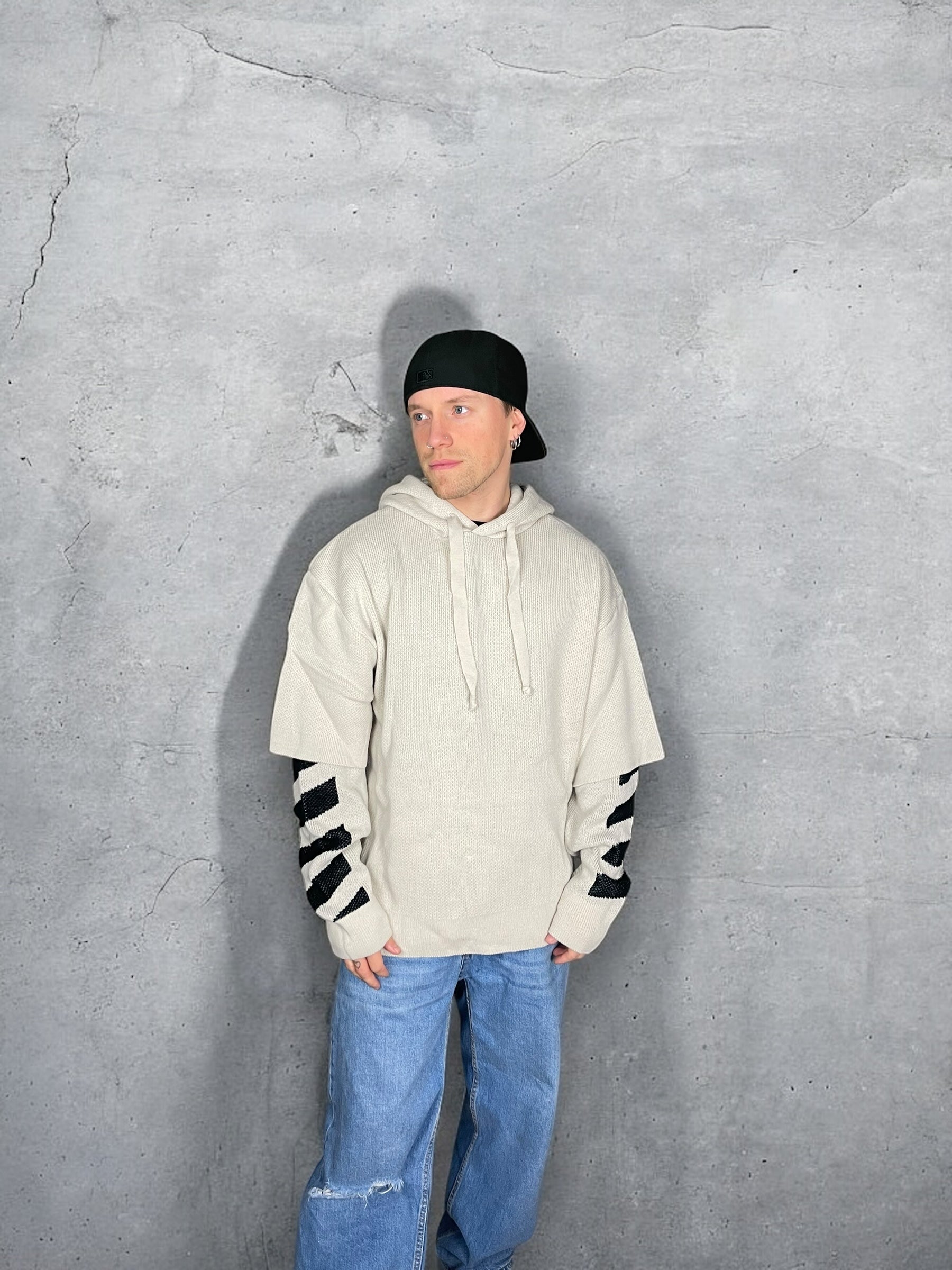 MAGLIONE DOPPIA MANICA BEIGE
