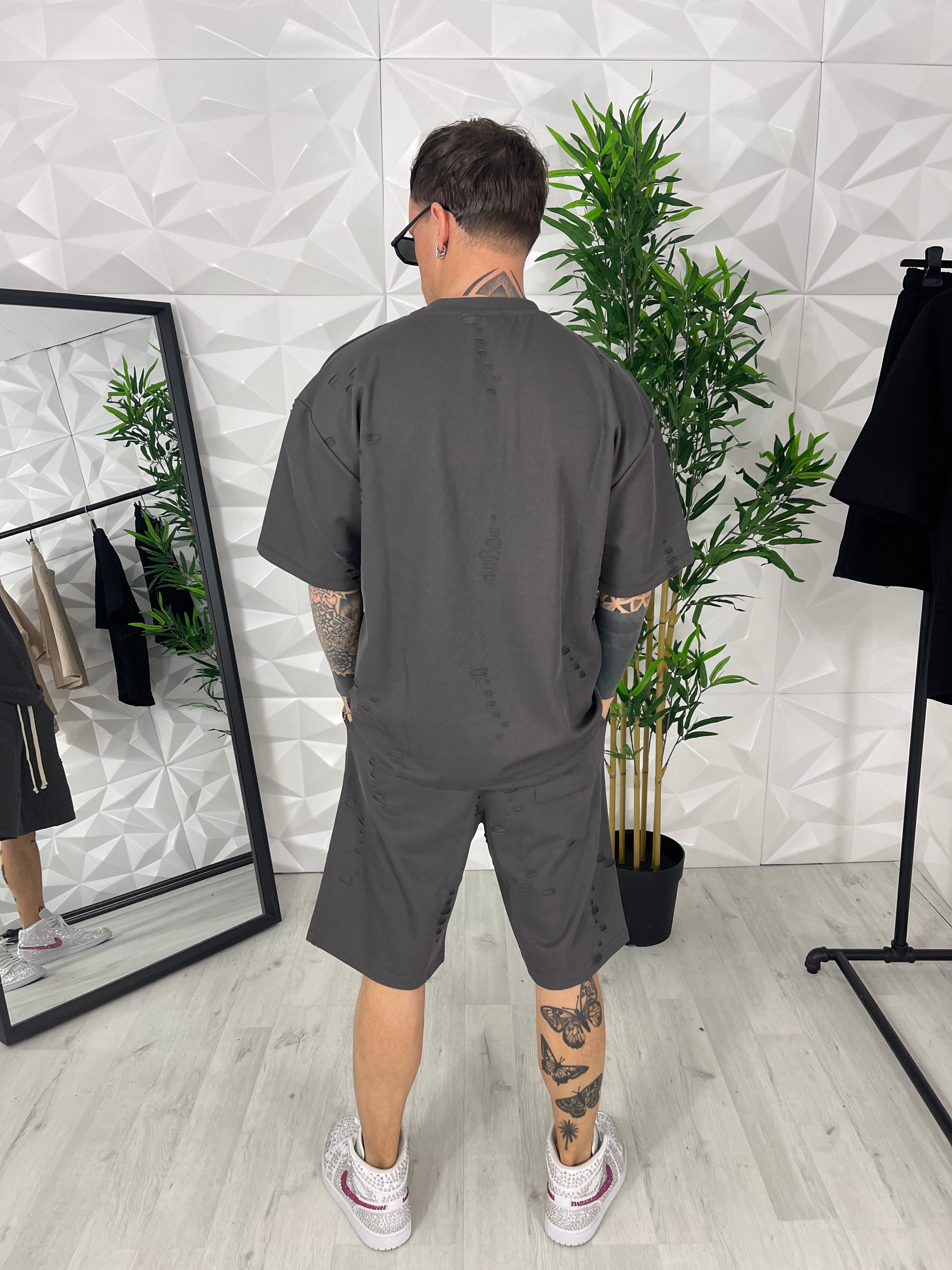 COORDINATO BASIC GRIGIO PIOMBO