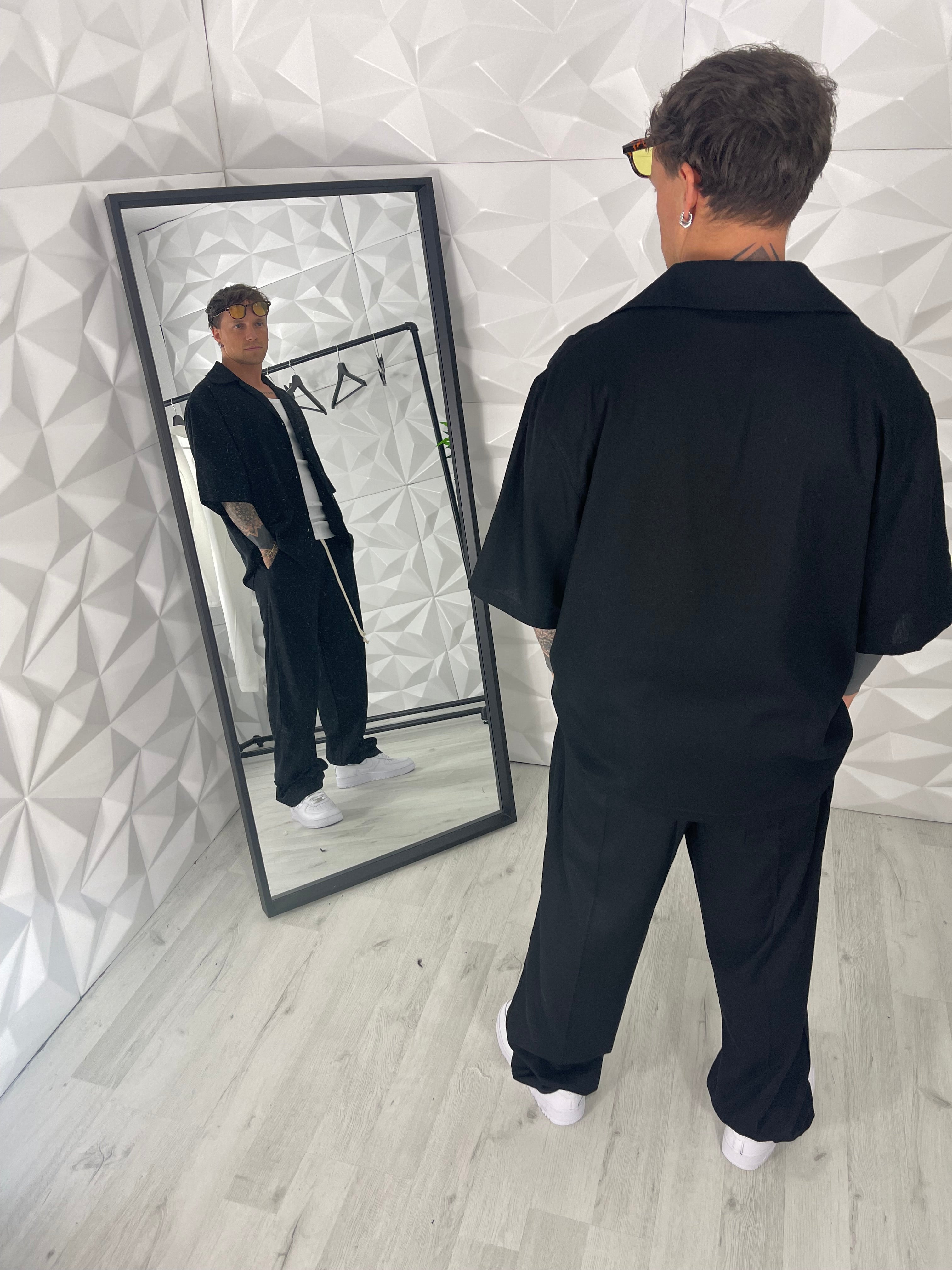 COORDINATO LINO NERO