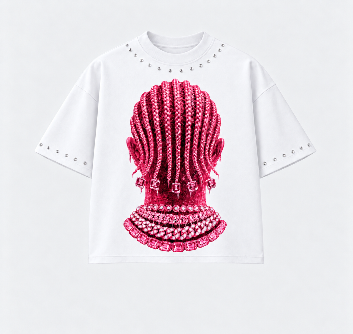 T - SHIRT BRAIDS ROSÉ