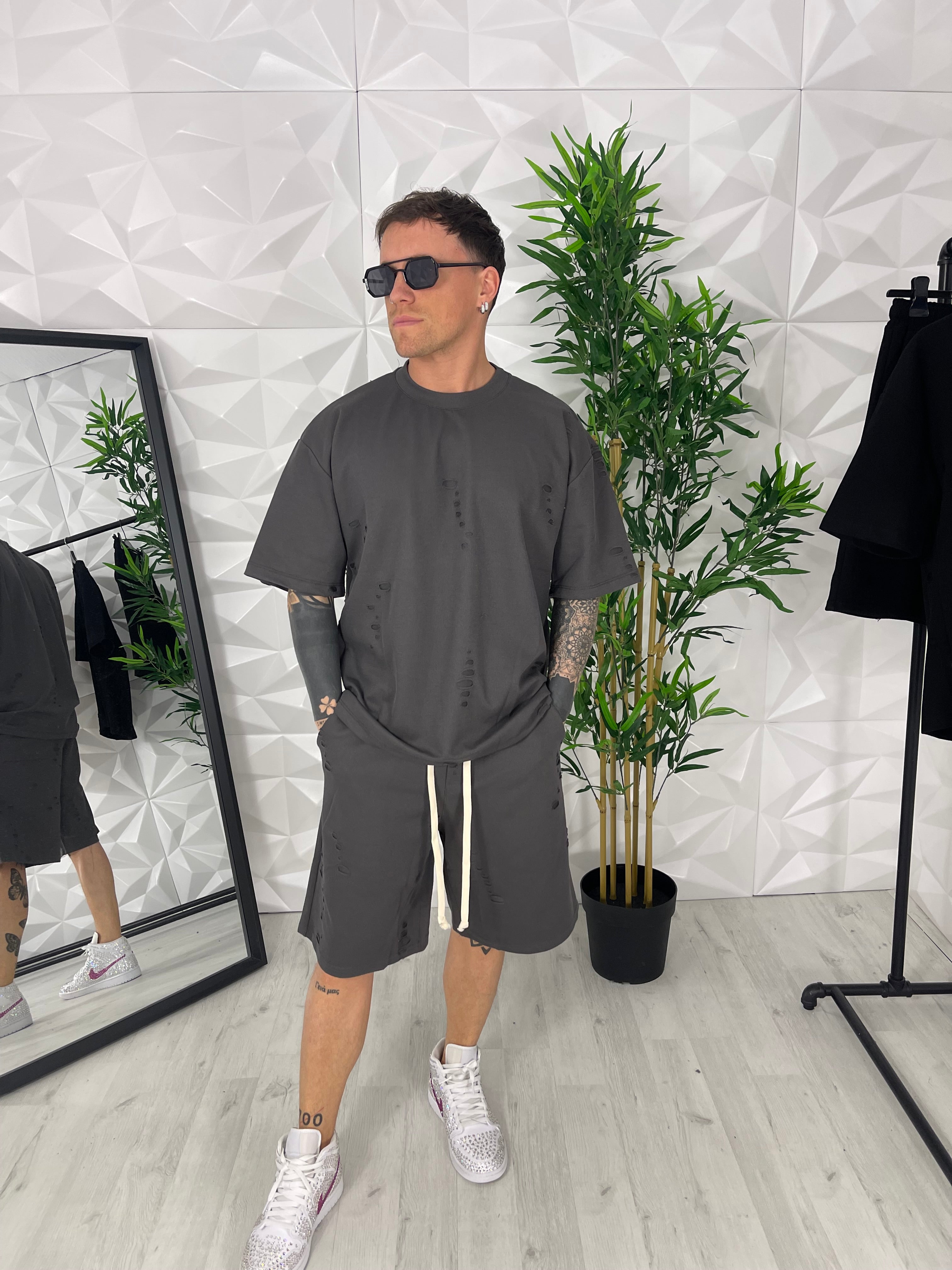 COORDINATO BASIC GRIGIO PIOMBO