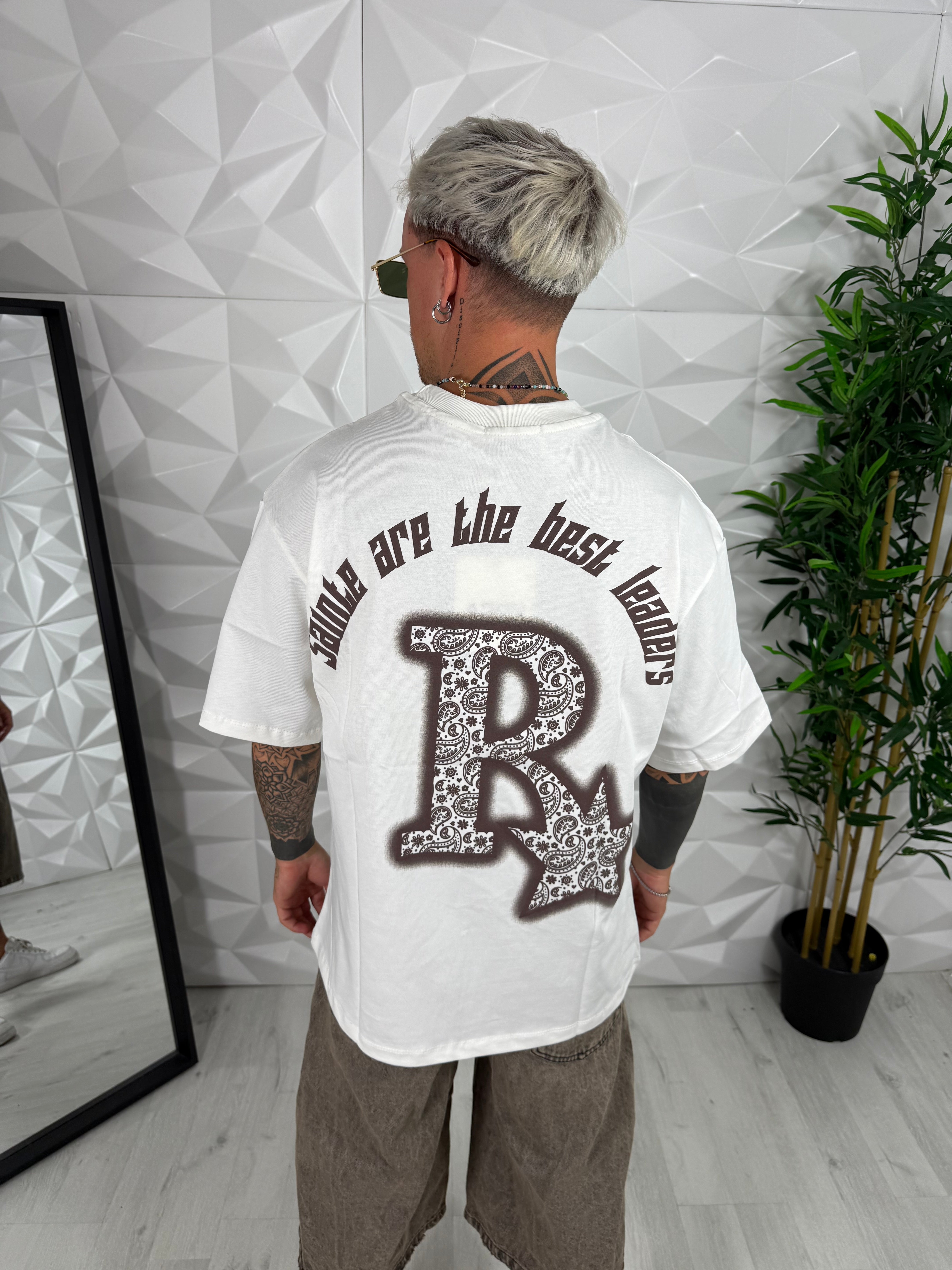 T-SHIRT “ R” BIANCA