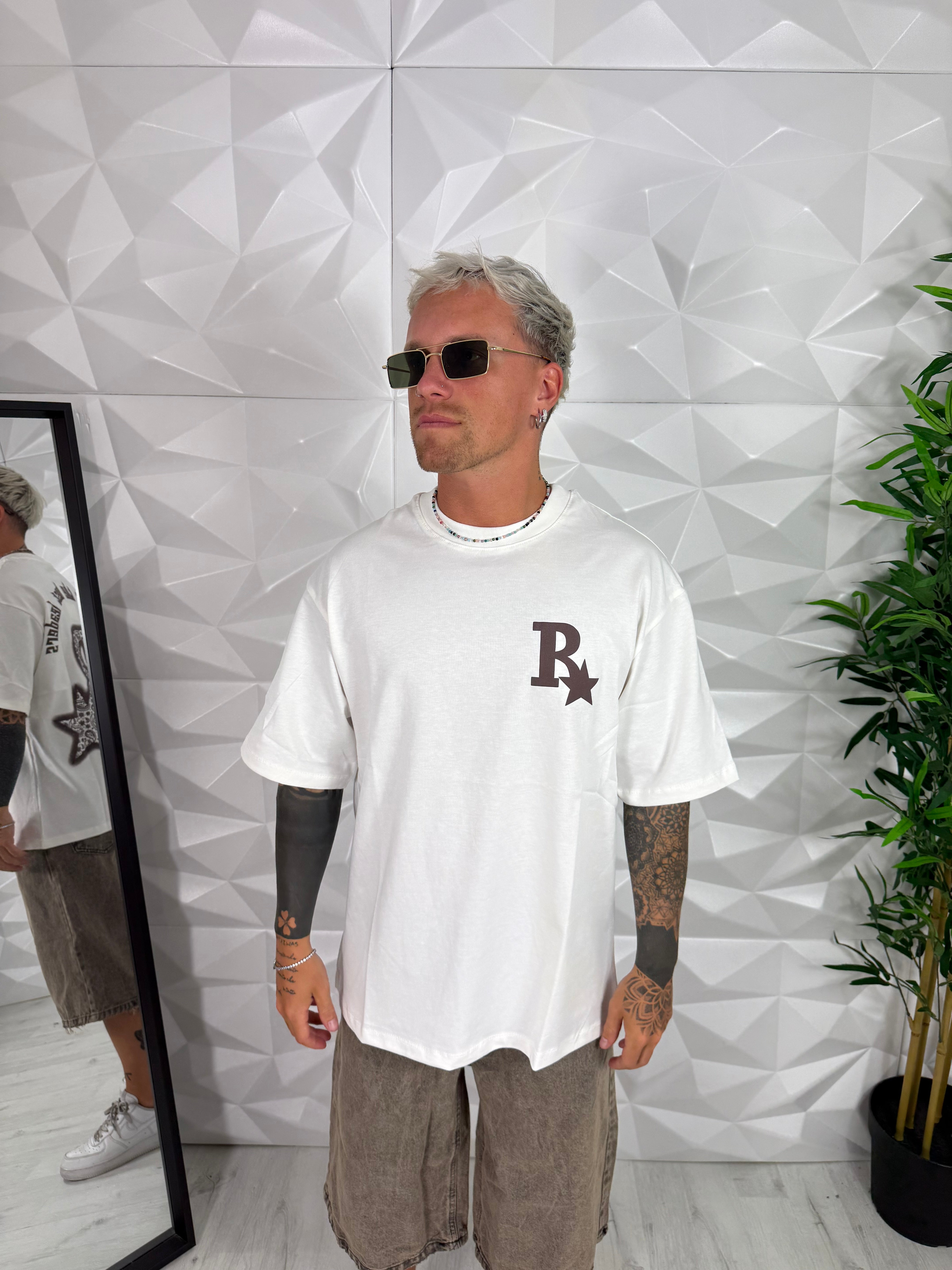 T-SHIRT “ R” BIANCA