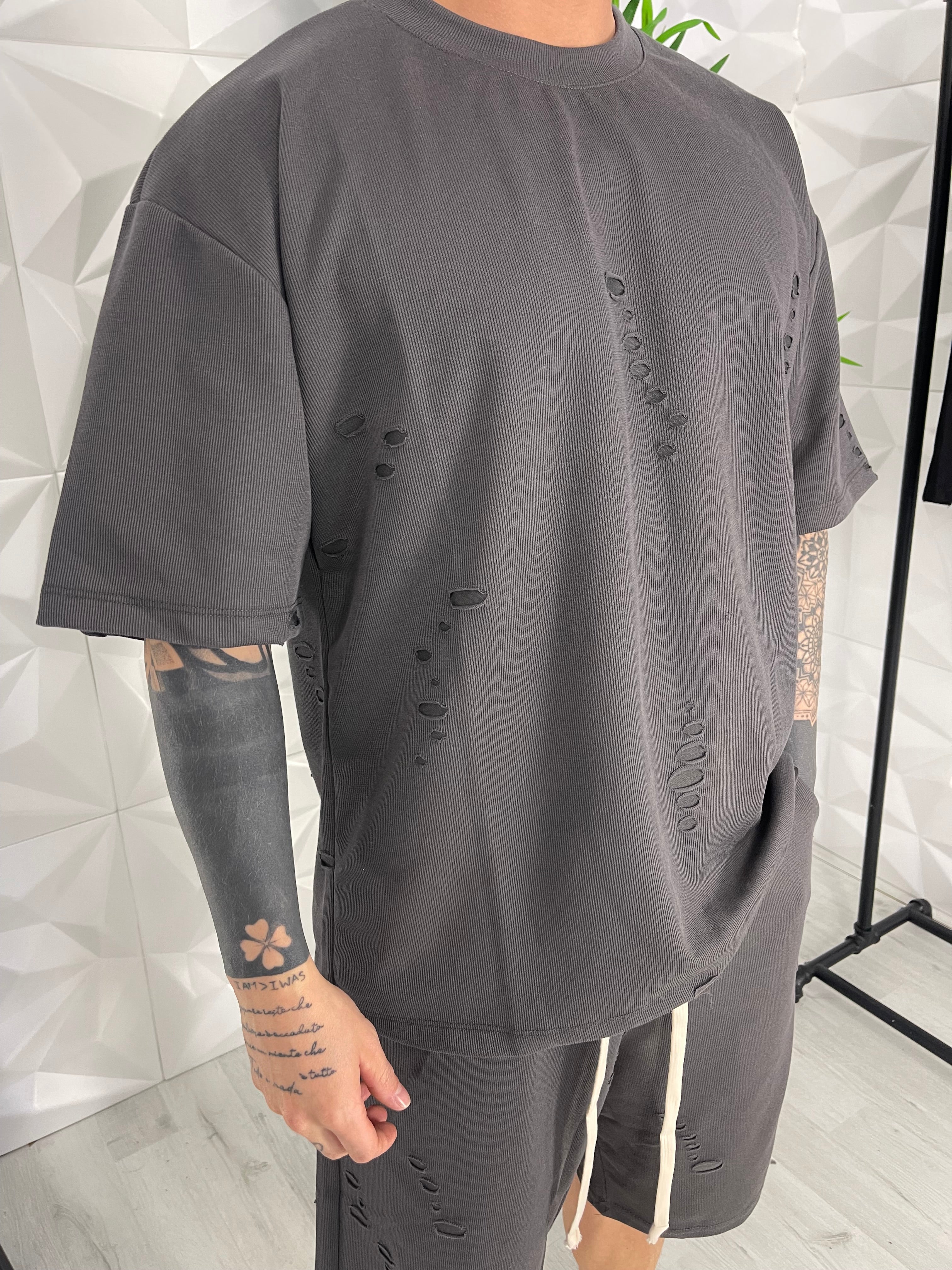 COORDINATO BASIC GRIGIO PIOMBO