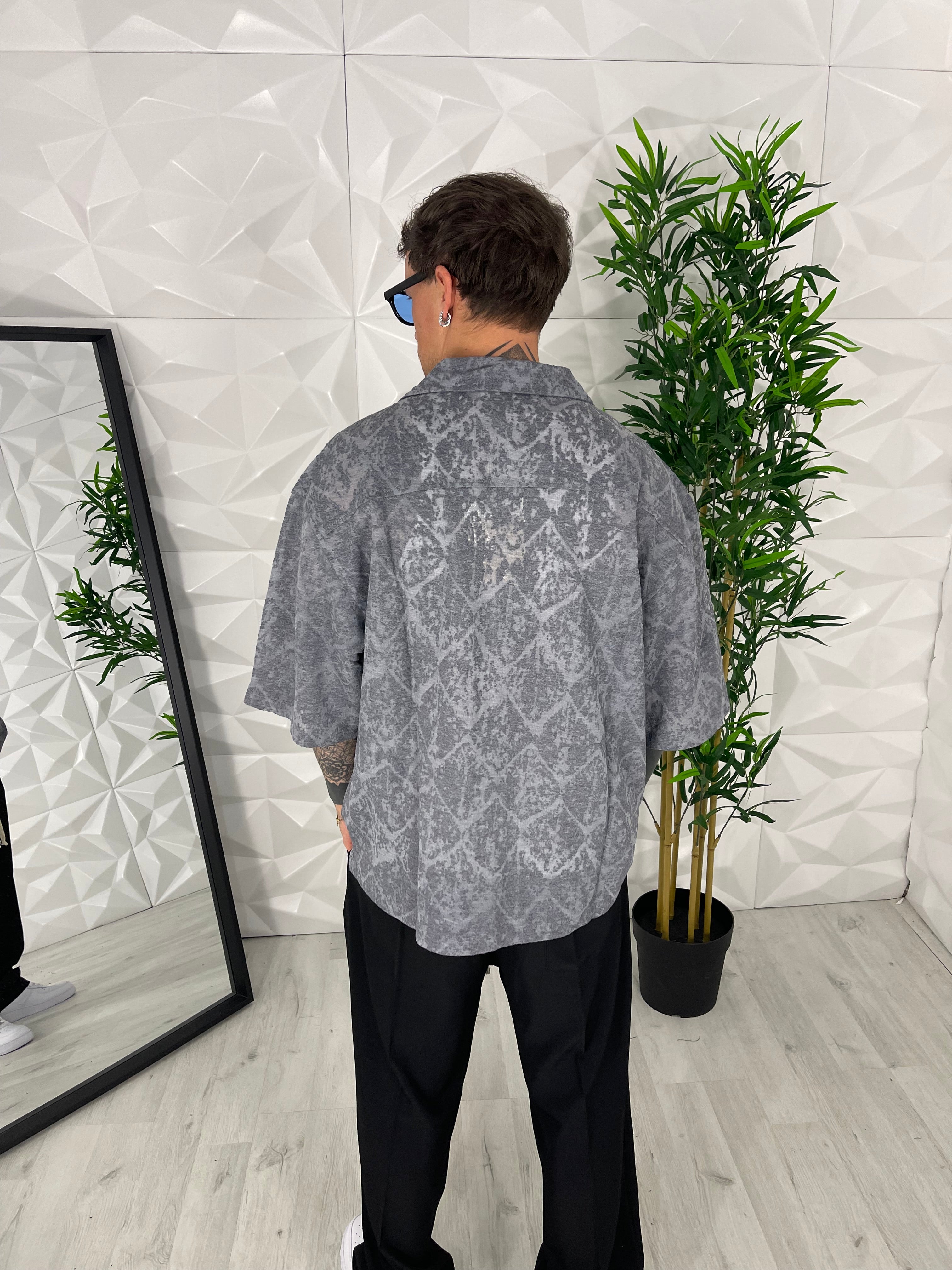CAMICIA MIAMI GRIGIO PIOMBO