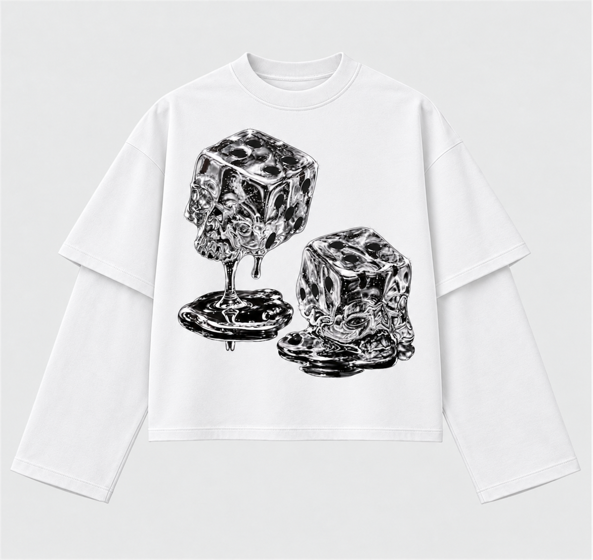 LONG SLEEVE ICE SILVER (DOPPIA MANICA)