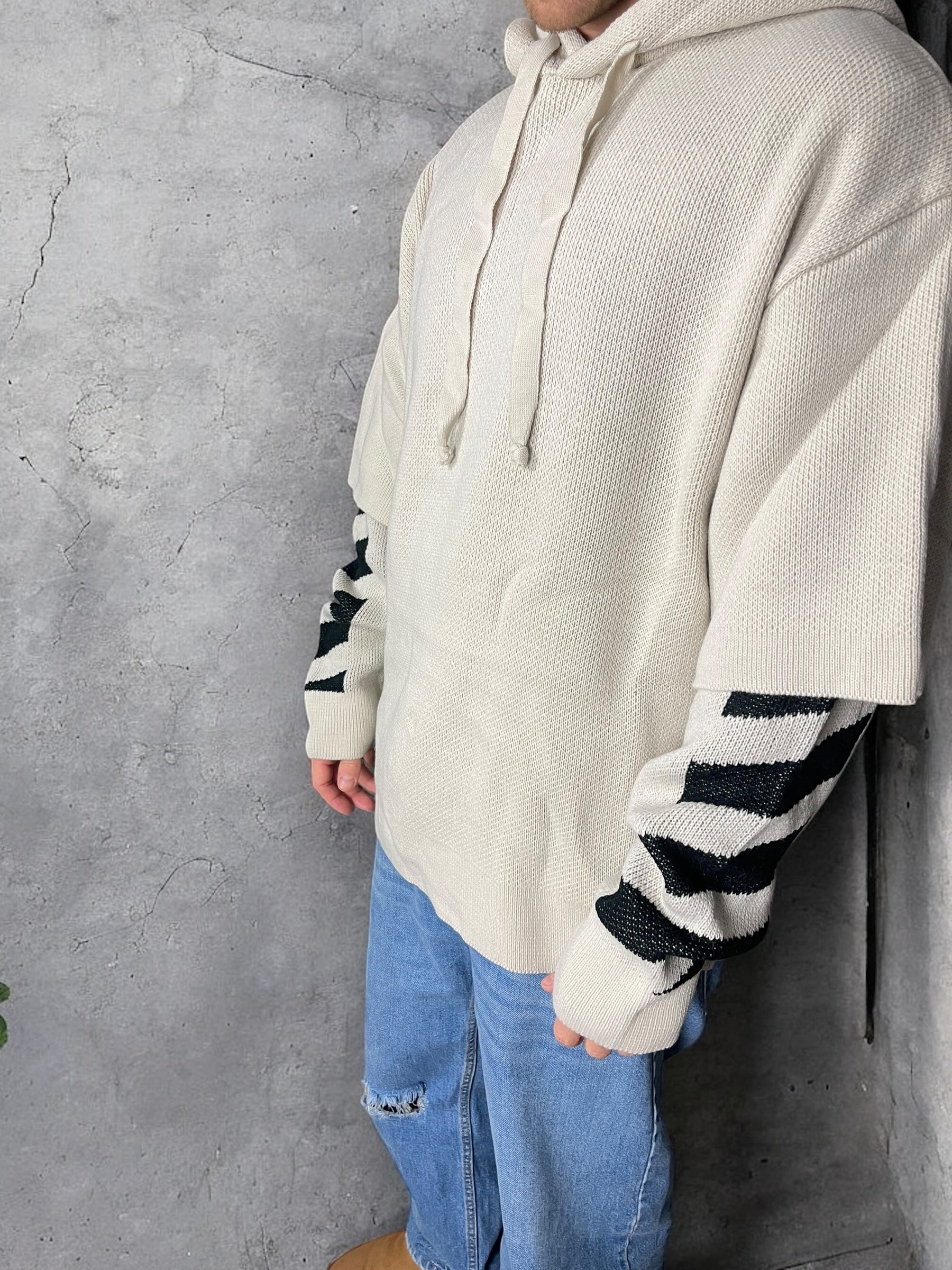 MAGLIONE DOPPIA MANICA BEIGE