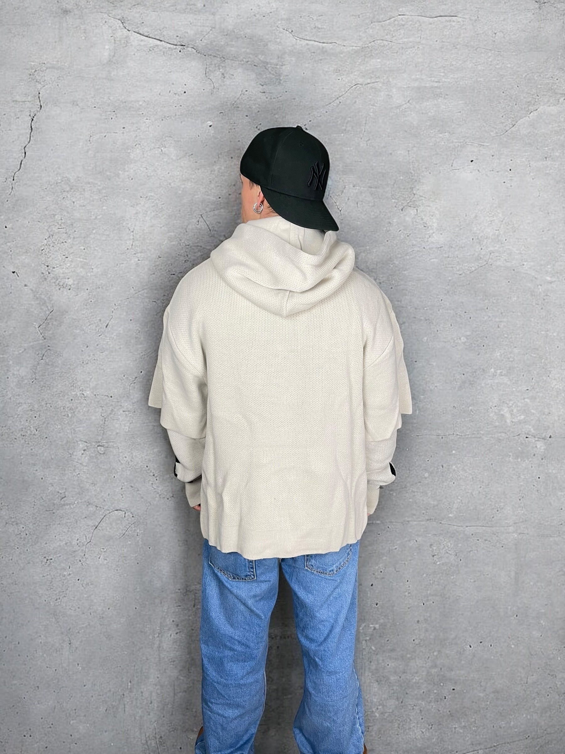 MAGLIONE DOPPIA MANICA BEIGE
