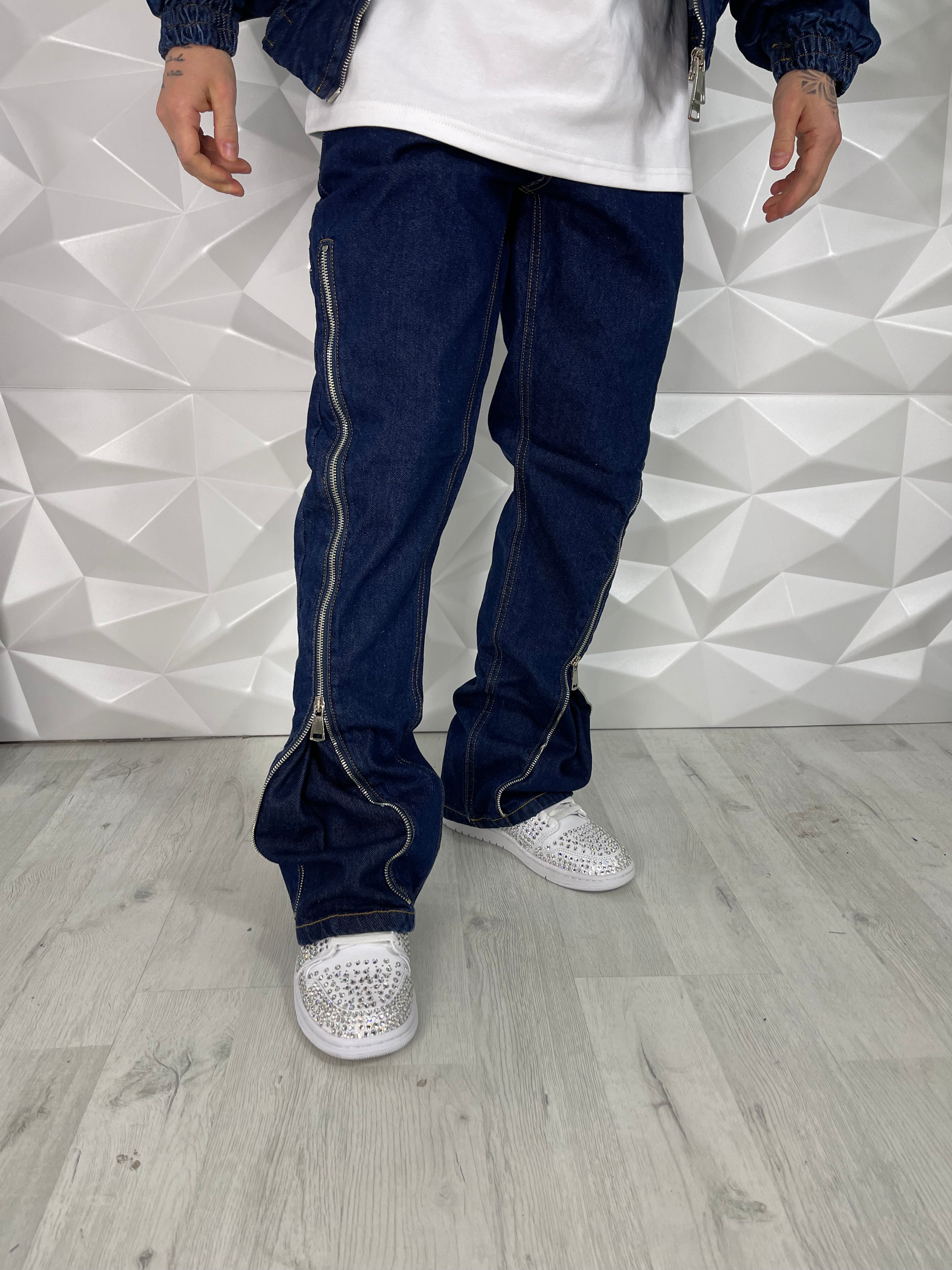 COORDINATO CROPPED NAVY
