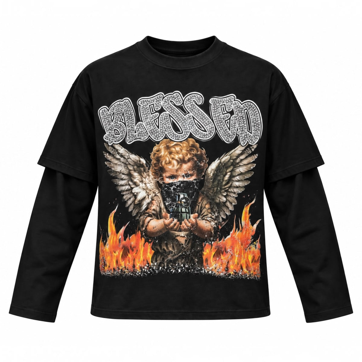 LONG SLEEVE BLASSED