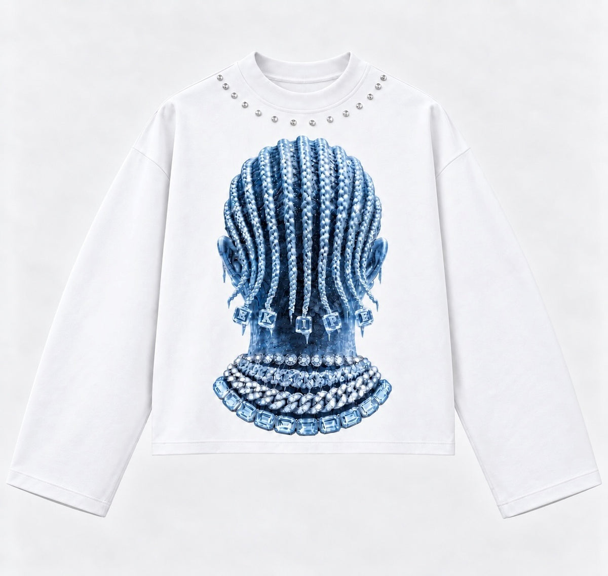 LONG SLEEVE BRAILS BLUE