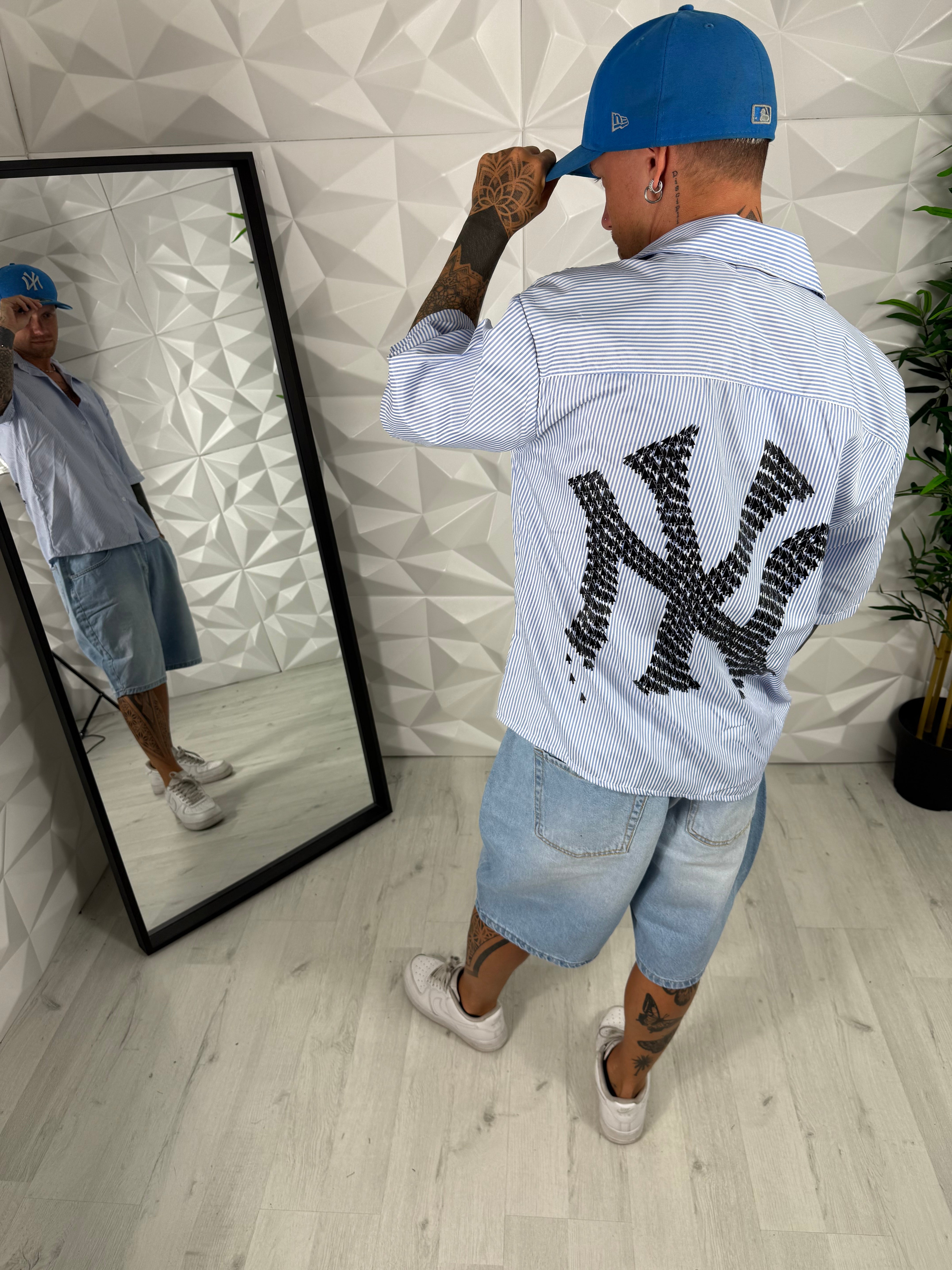 CAMICIA “ NY” AZZURRA