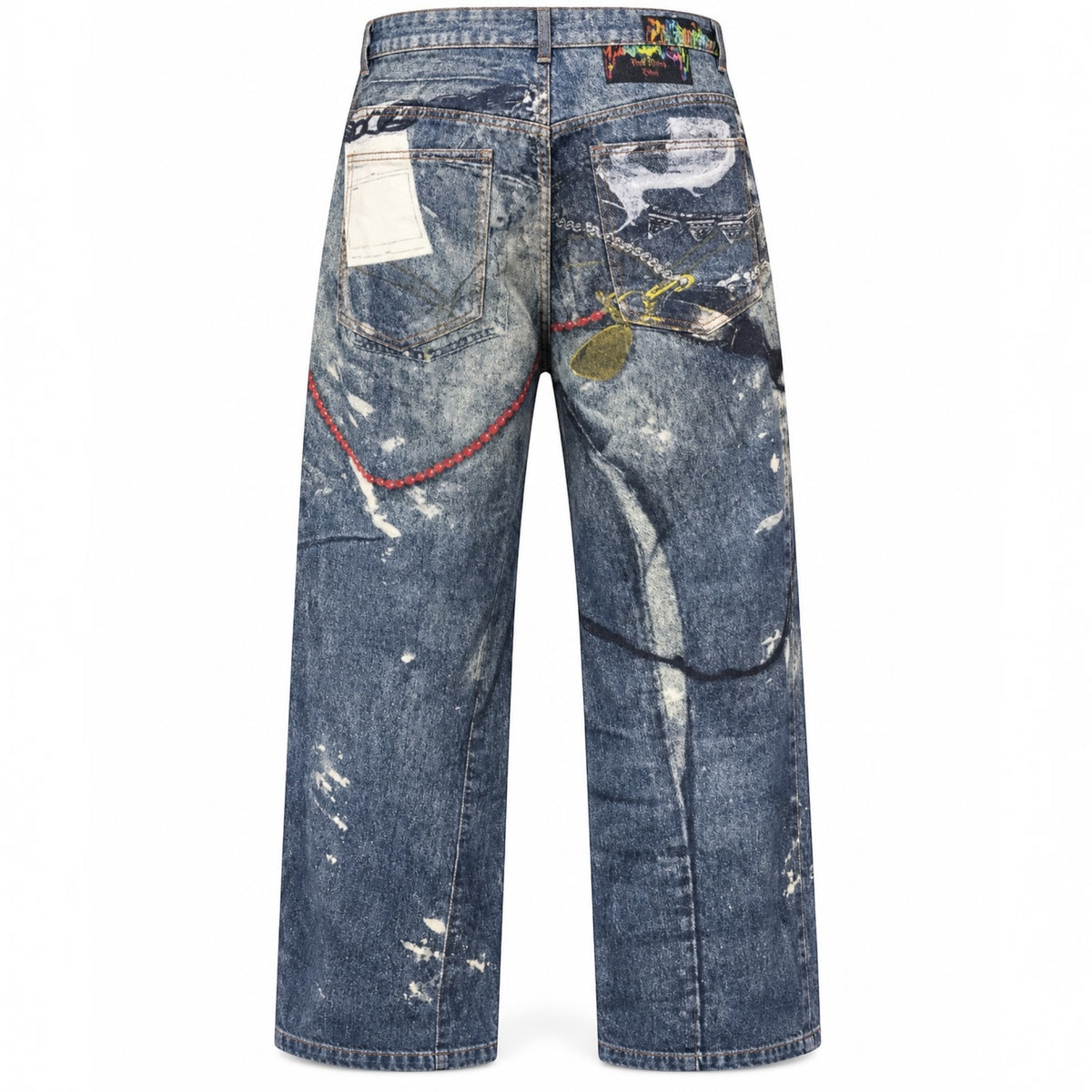 JEANS CHAIN BLU