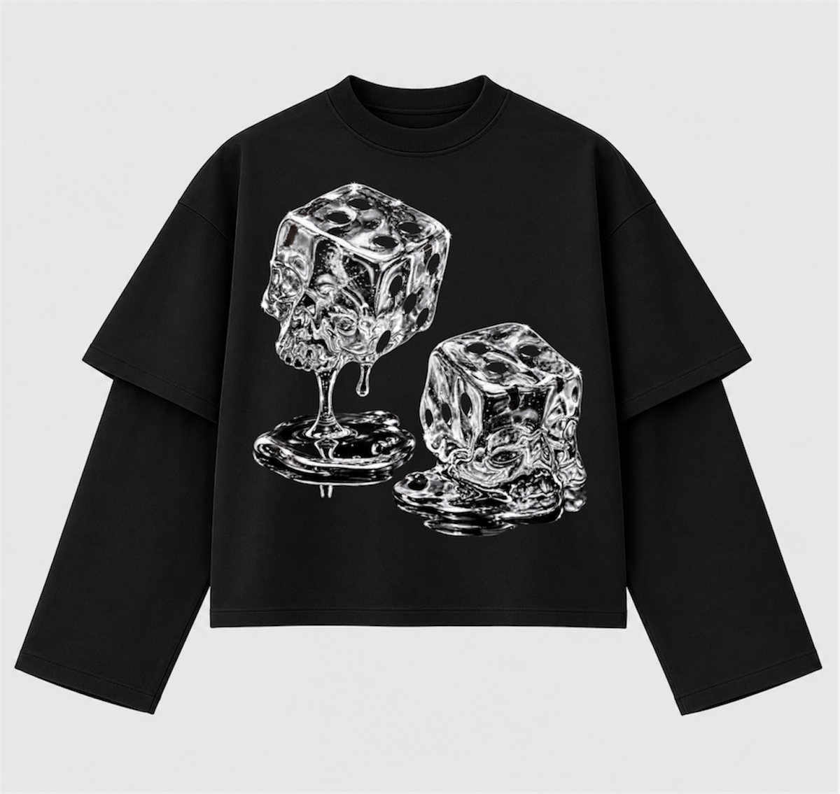 LONG SLEEVE ICE SILVER (DOPPIA MANICA)