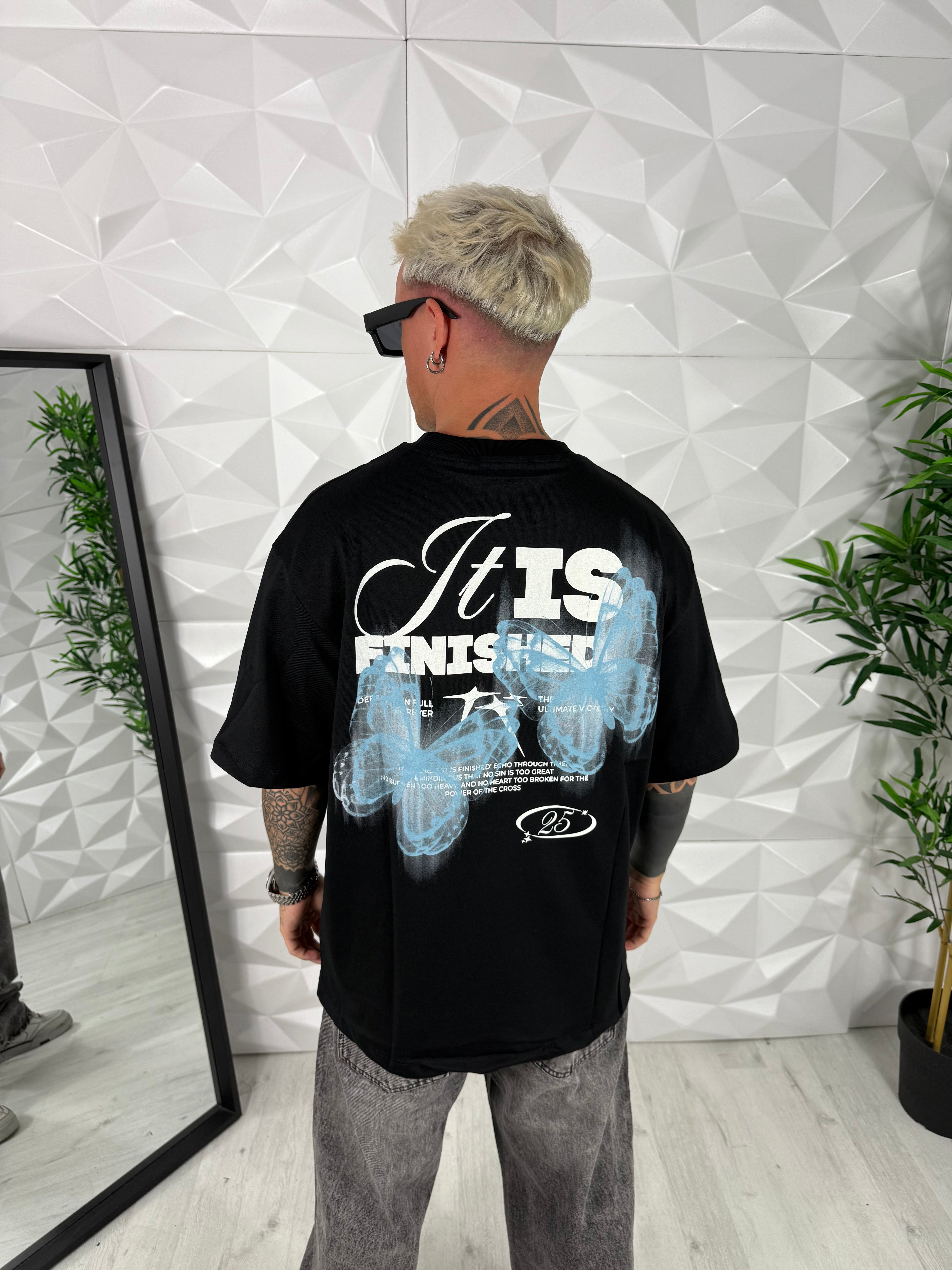 T-SHIRT FINISHED BLACK