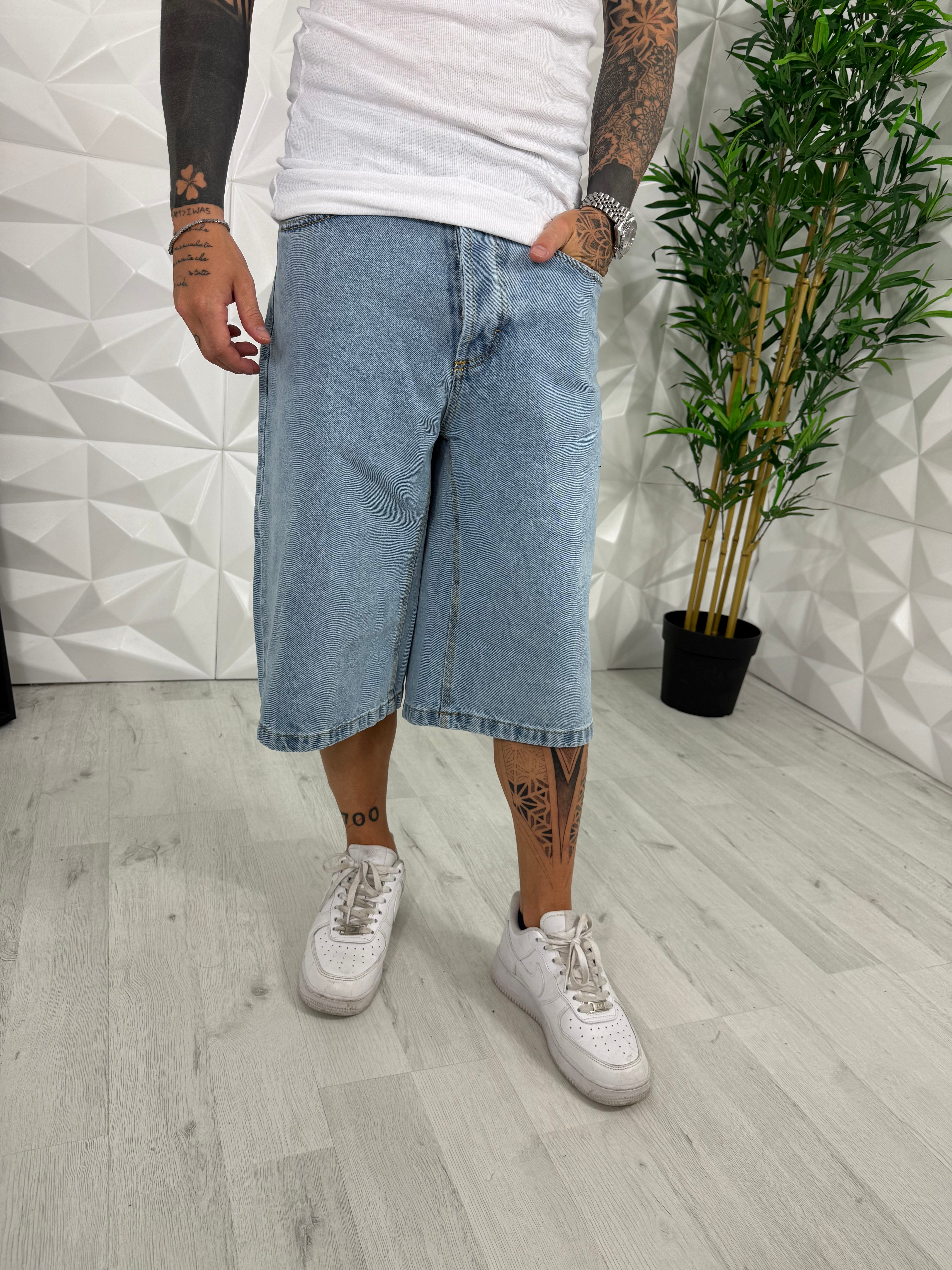 PANTALONCINO BAGGY CHIARO
