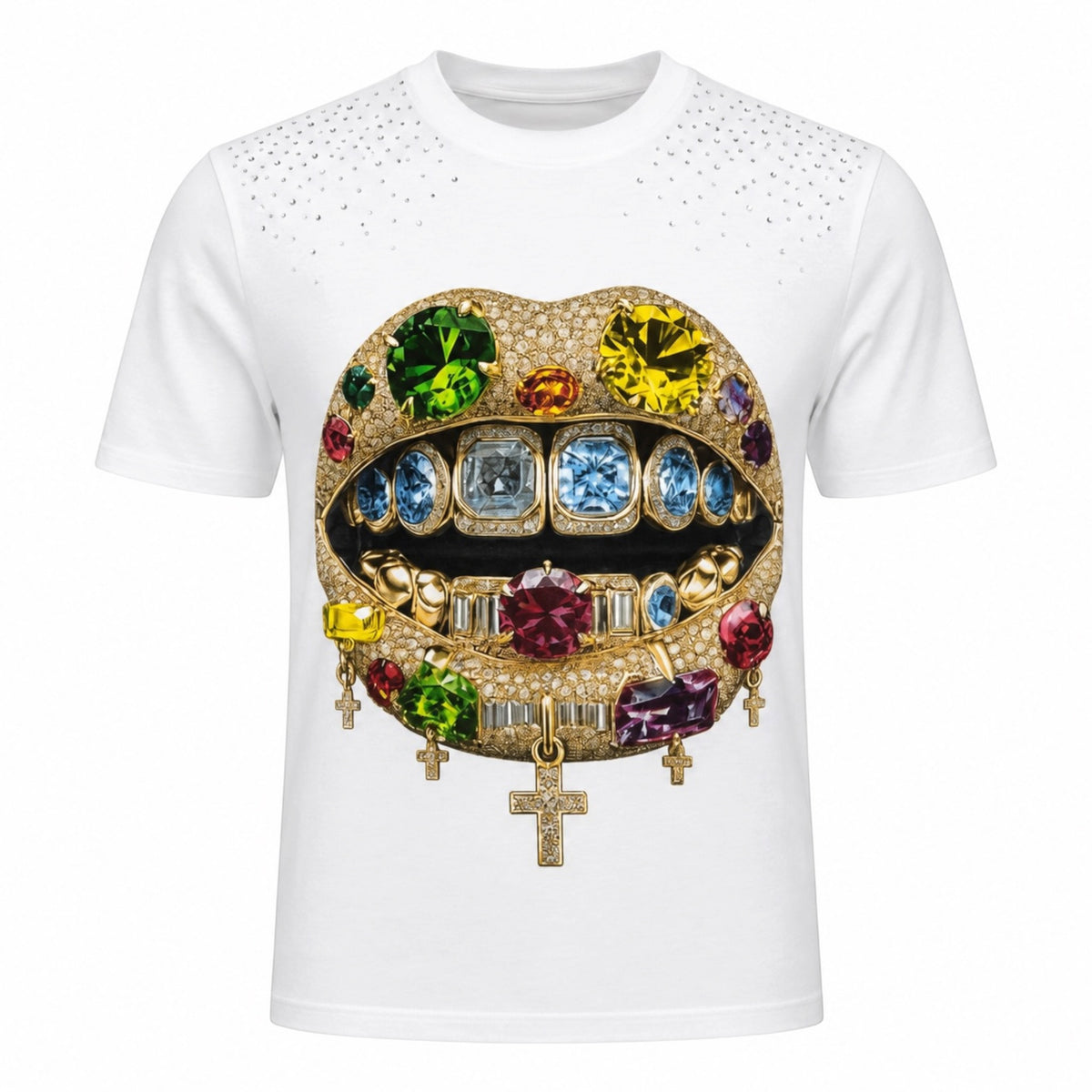 T - SHIRT LIPS CHAIN