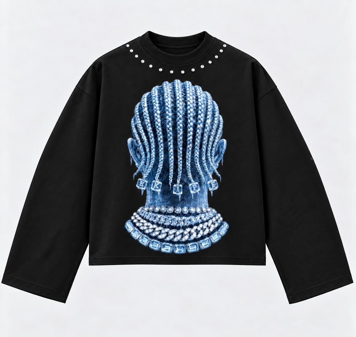 LONG SLEEVE BRAILS BLUE