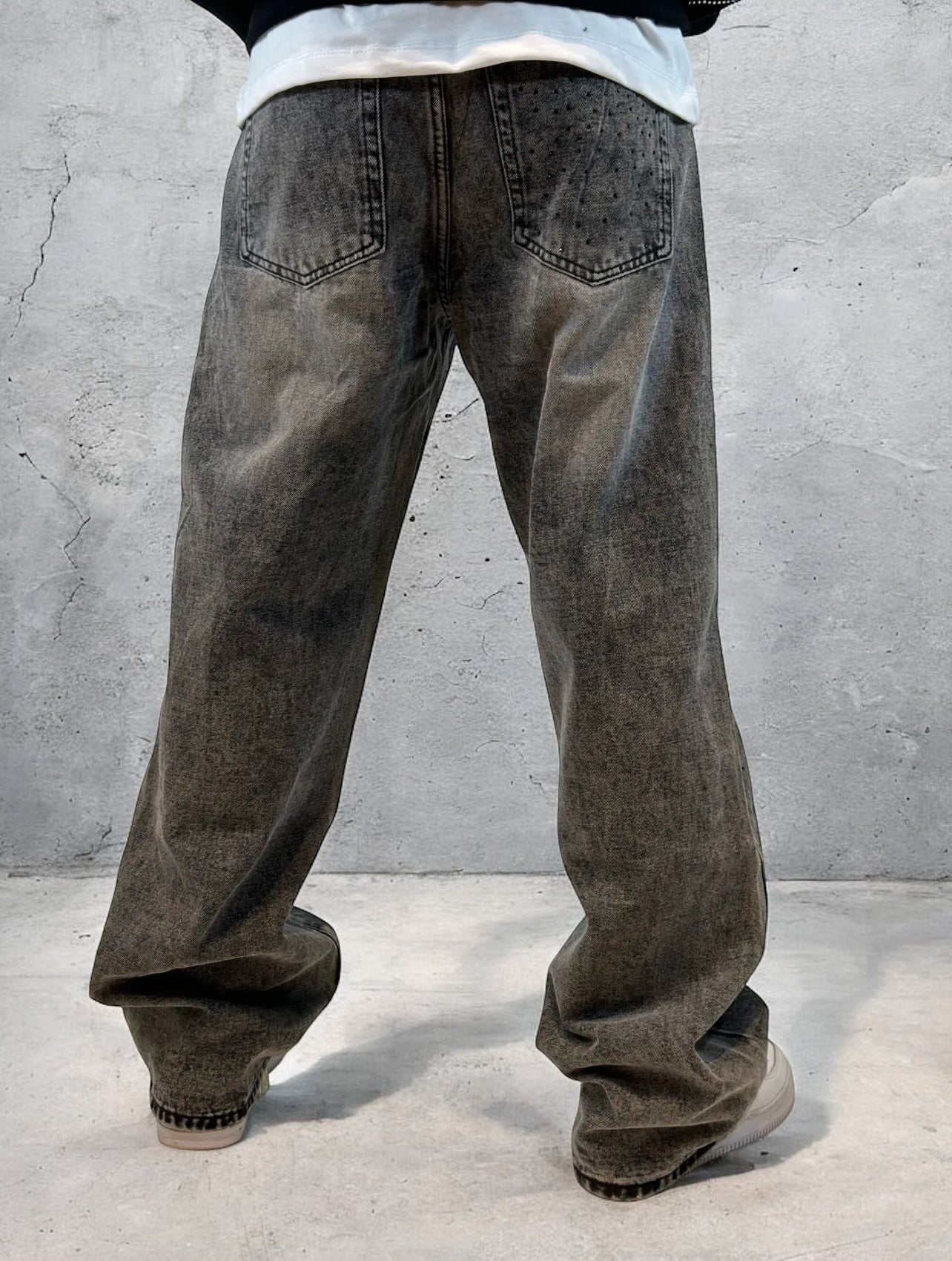 JEANS BAGGY BRILLANTINATI