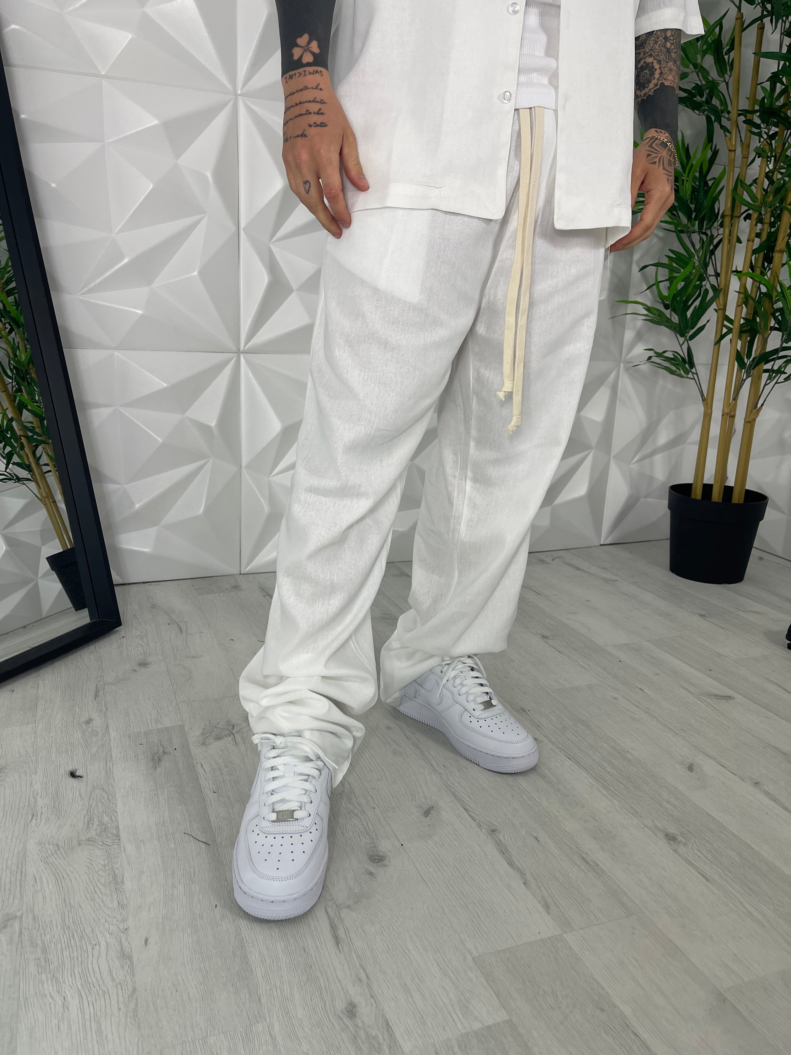 COORDINATO LINO BIANCO