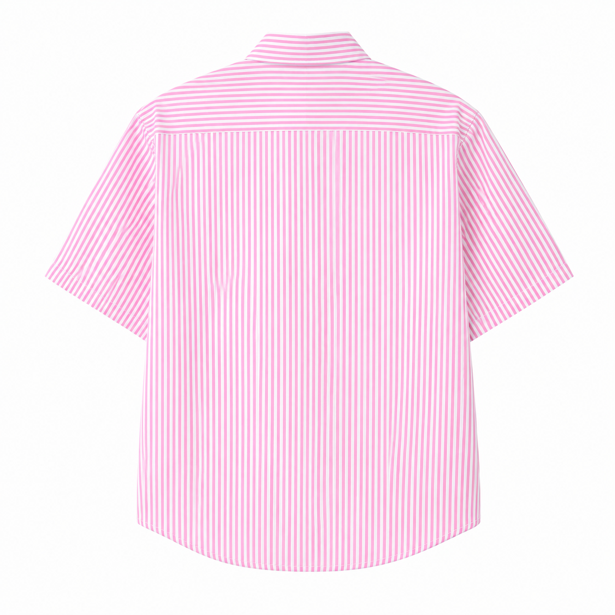 CAMICIA A RIGHE ROSA
