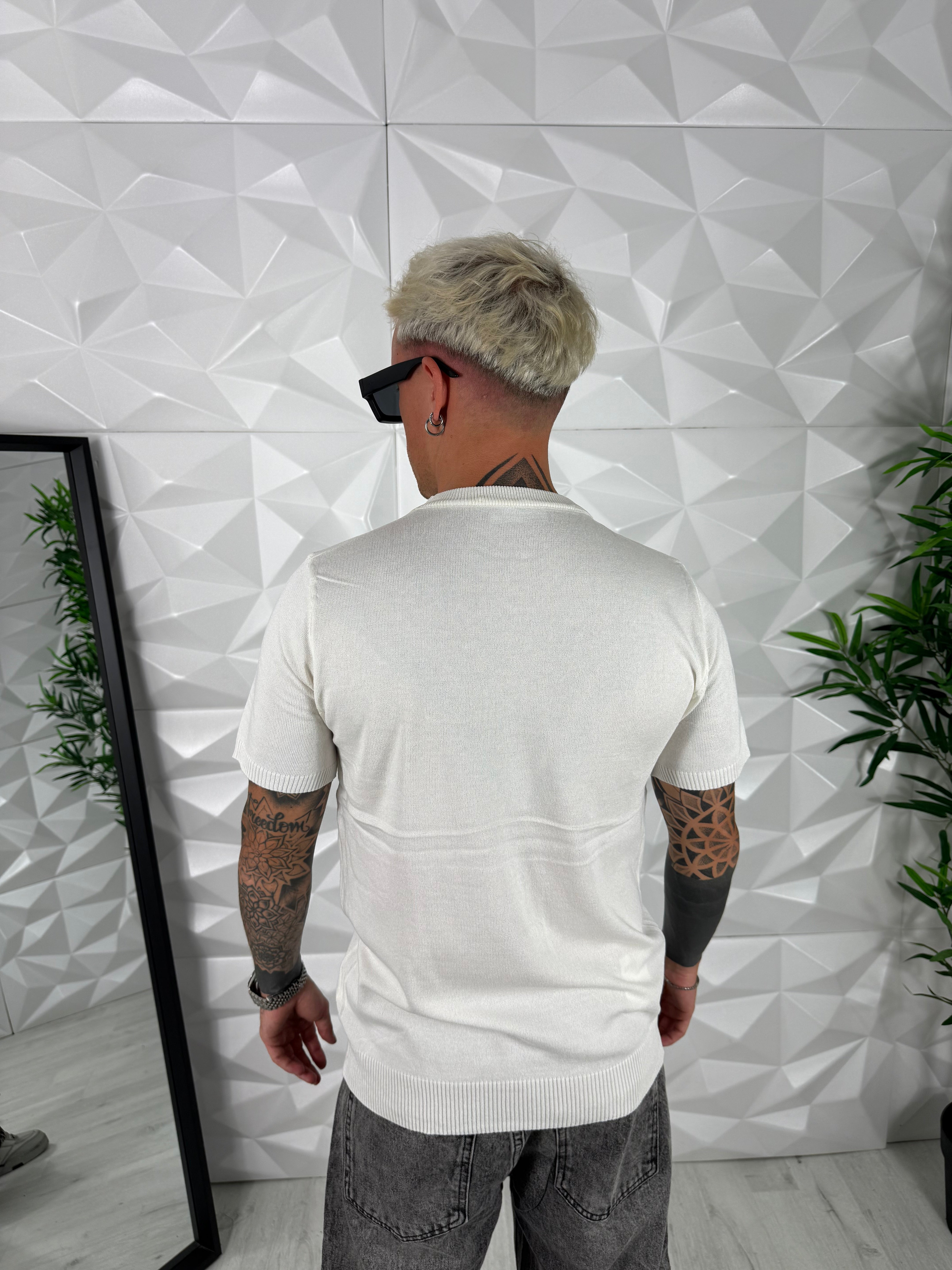 T-SHIRT SCOZIA BIANCA