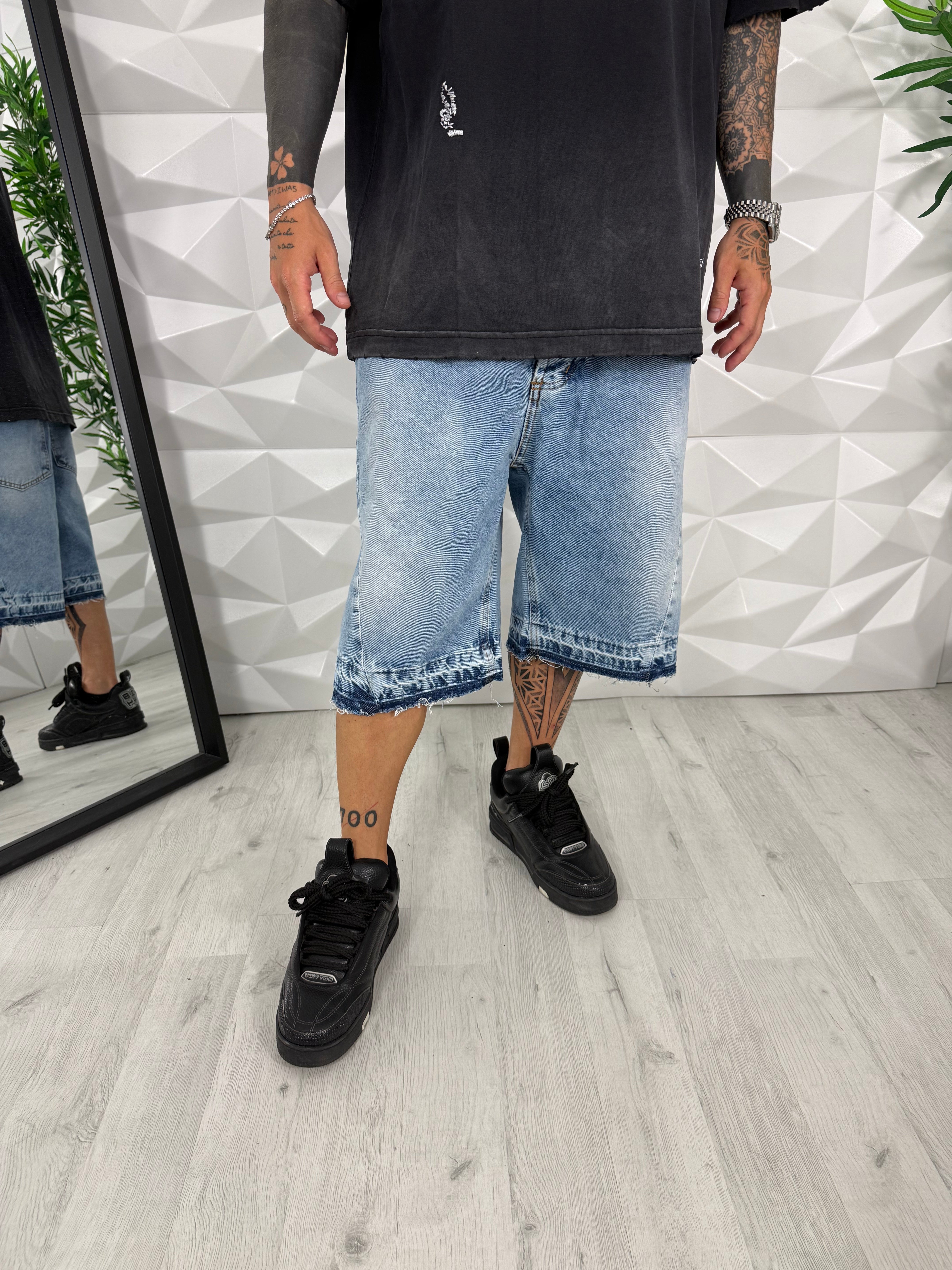 PANTALONCINO FLARE CHIARO
