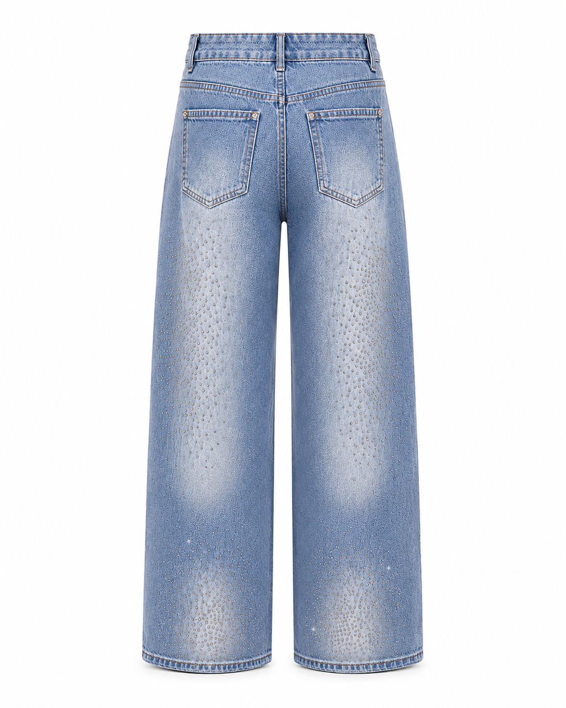JEANS balloon denim strass