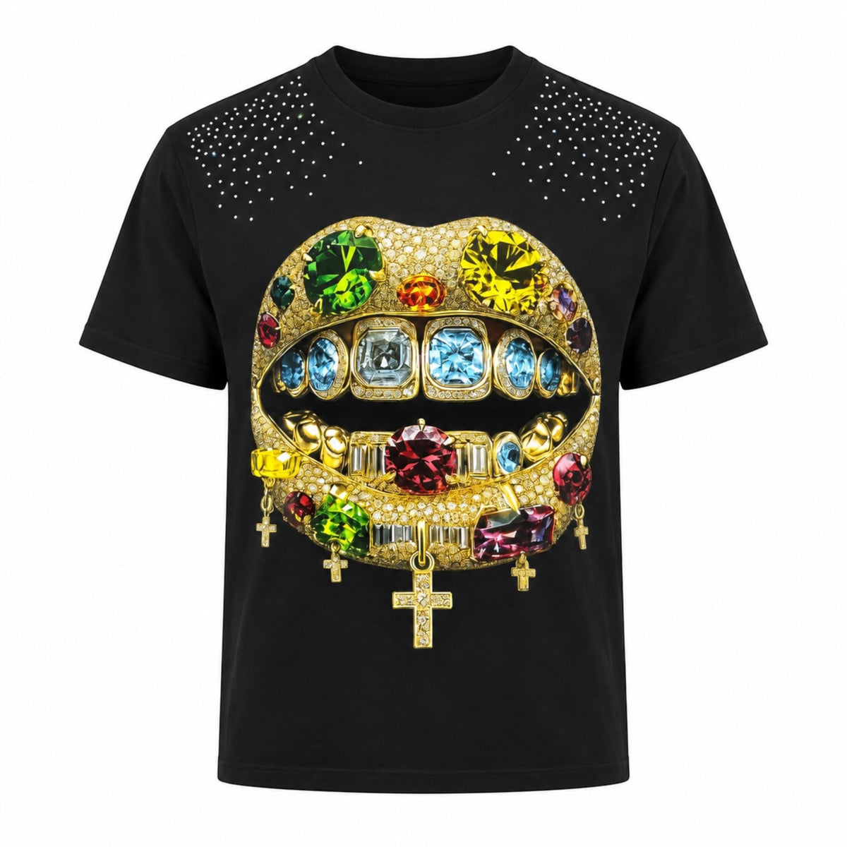 T - SHIRT LIPS CHAIN