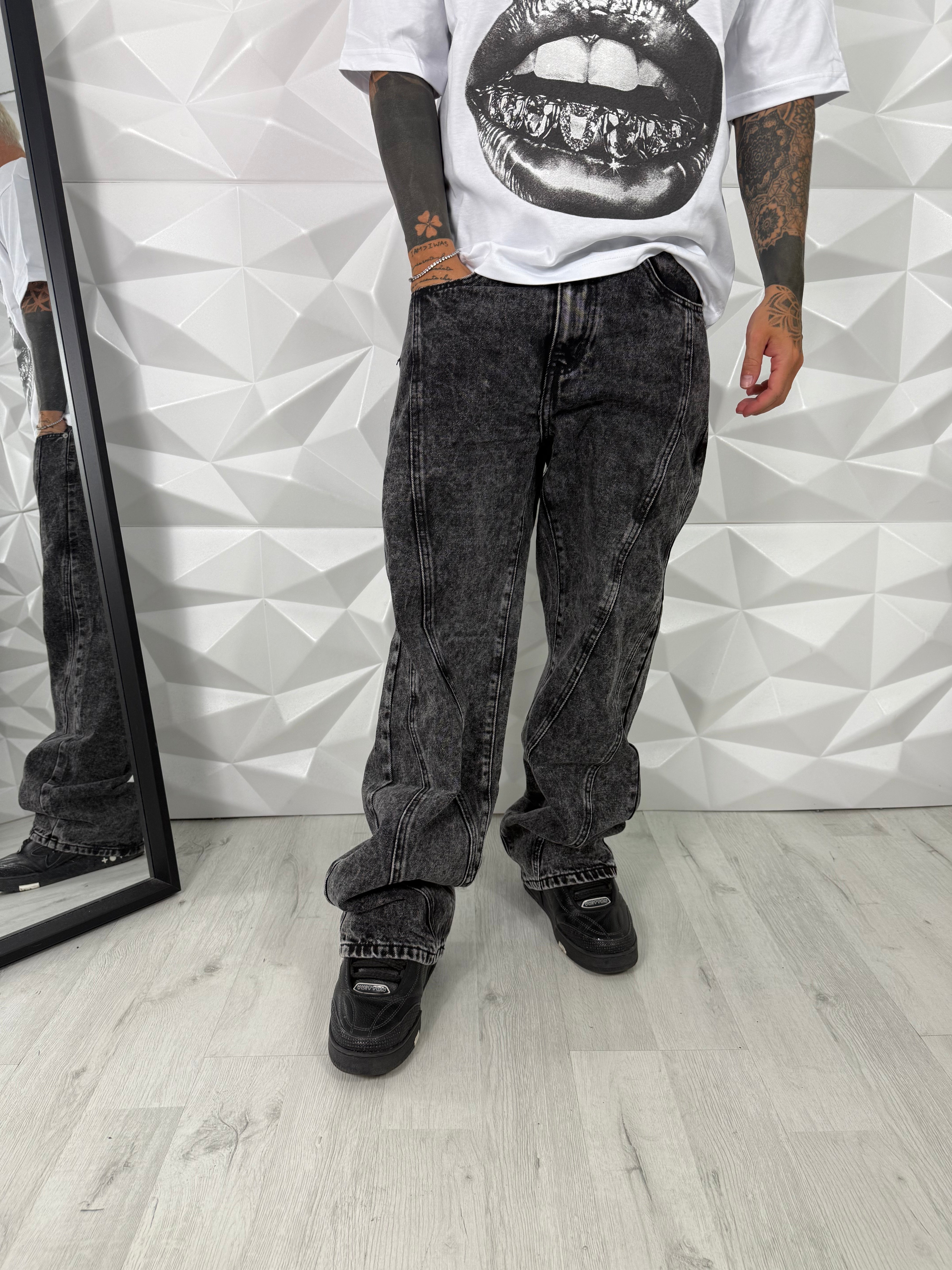 JEANS VENOM GRIGIO