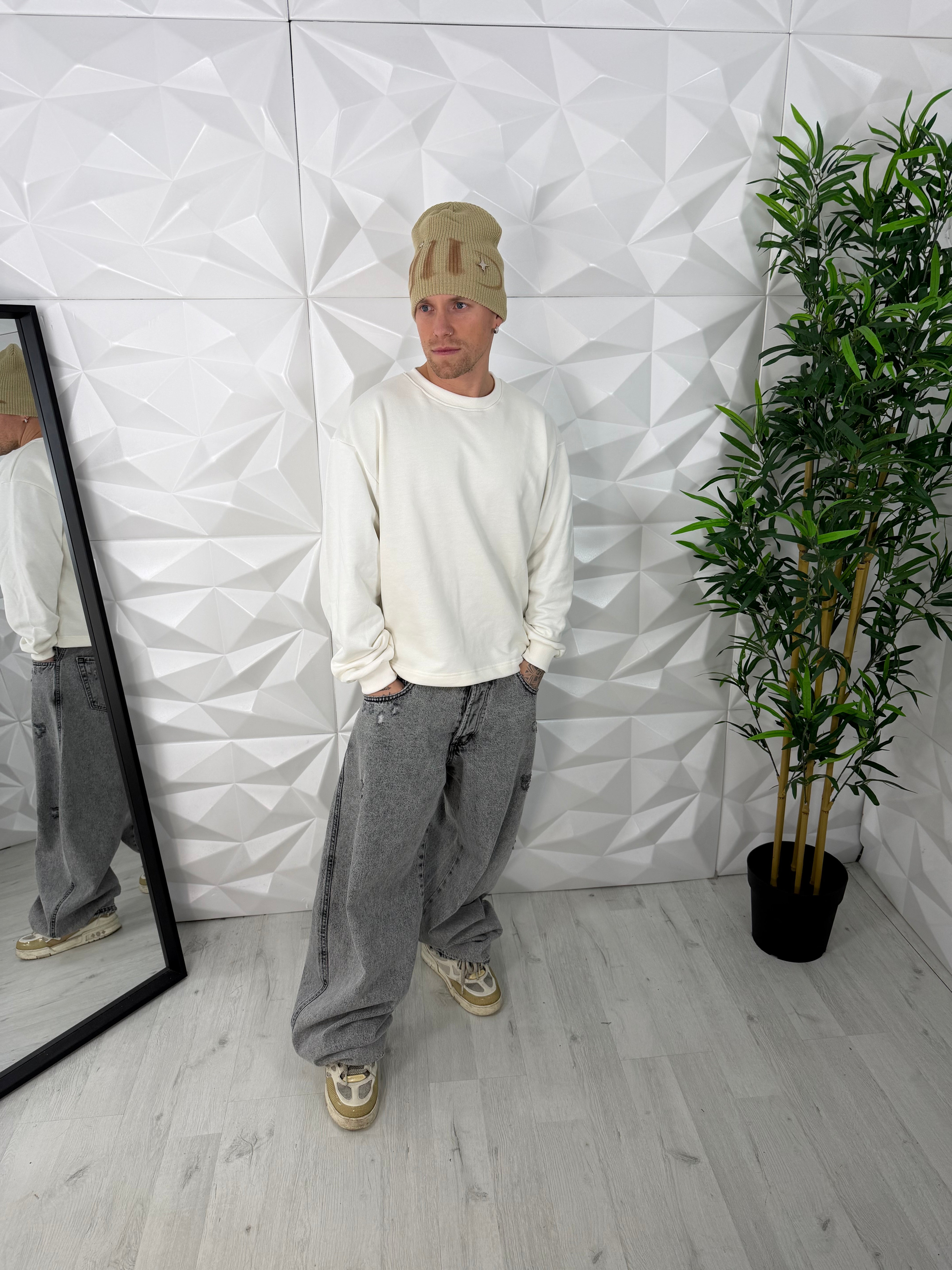 FELPA GIROCOLLO OVER